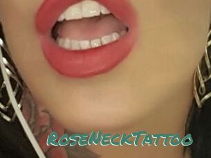RoseNeckTattoo